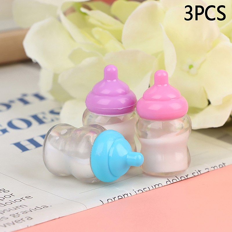 Resin Art Baby - 3 قطعة ملحقات زجاجة الأطفال لبيت