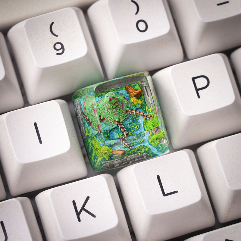 Resin Art Baby - غطاء مفتاح لوحة مفاتيح من الراتنج