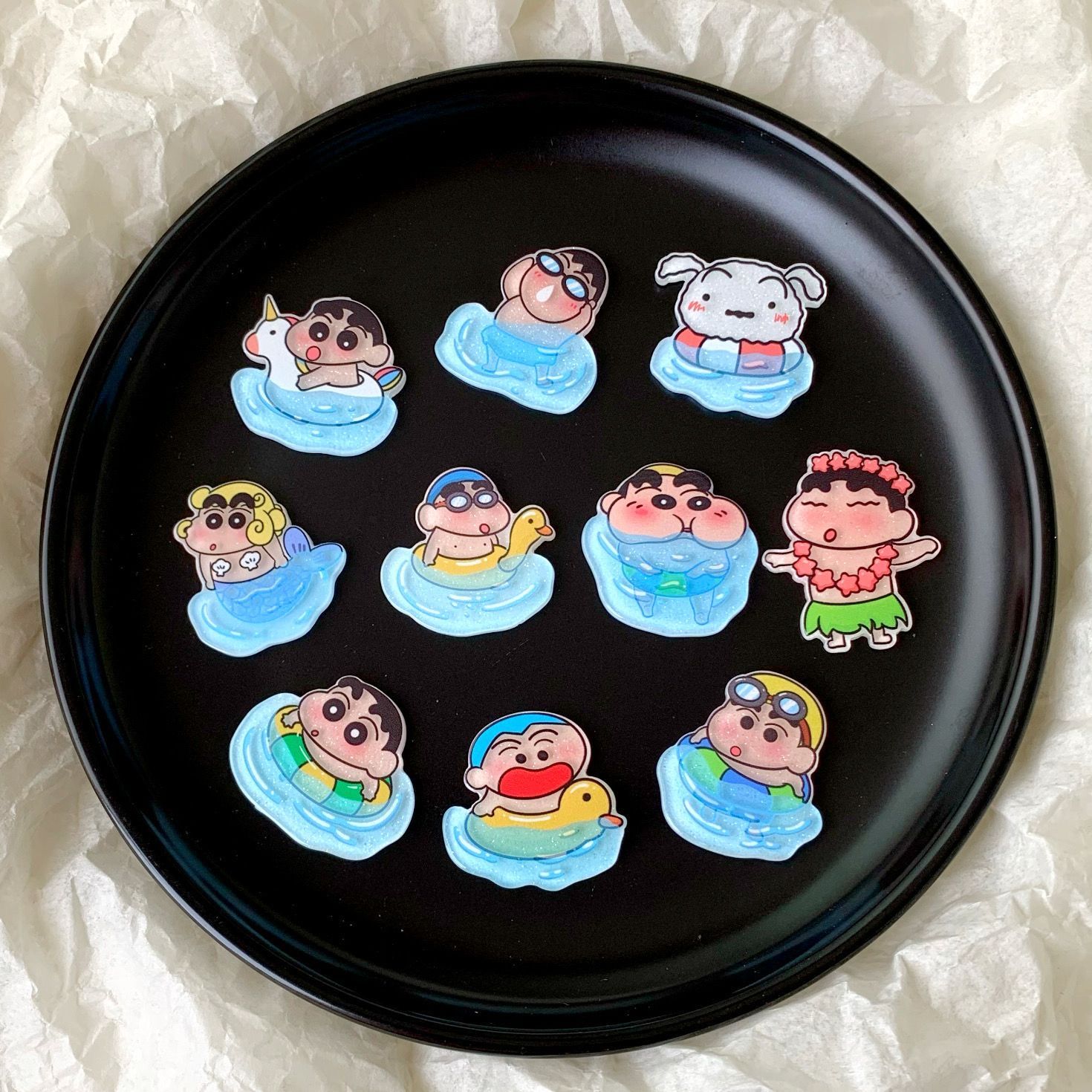 Resin Art Sticker - ملصقات زخرفية ثلاثية الأبعاد بتصميم كرتوني