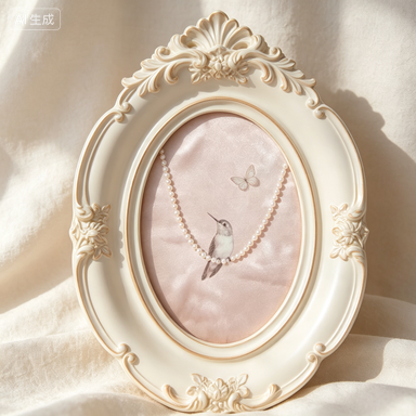 Resin Art For Photo Frame - إطار صور جداري فرنسي عتيق، لوحة