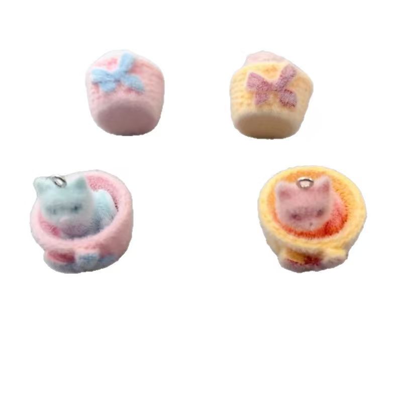 4 قطع من قلادات القطط ثلاثية ا - مراجعة Resin Art Gift Ideas وسعره