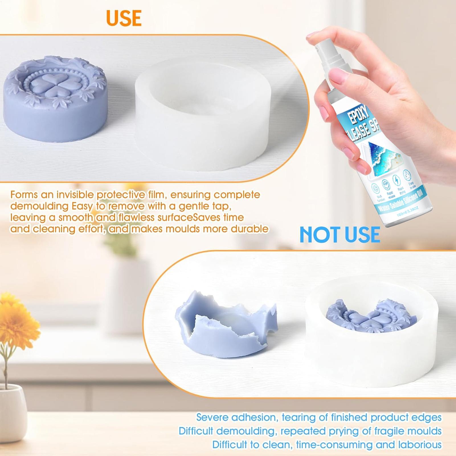 رذاذ سيليكون للقوالب، رذاذ إيب - مراجعة Resin Art Guide وسعره