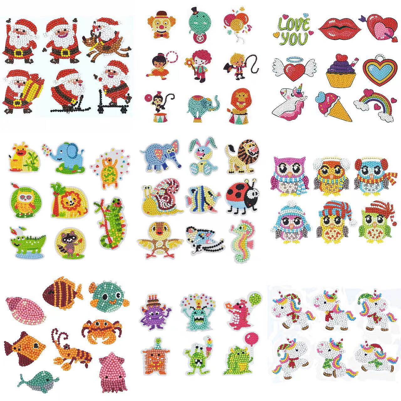 مجموعة ملصقات رسم ماسية خماسية - مراجعة Resin Art Sticker وسعره