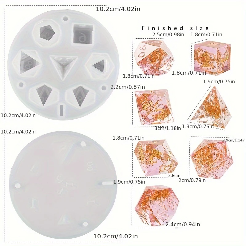 قوالب سيليكون للراتنج، قوالب م - مراجعة Resin Art Guide وسعره