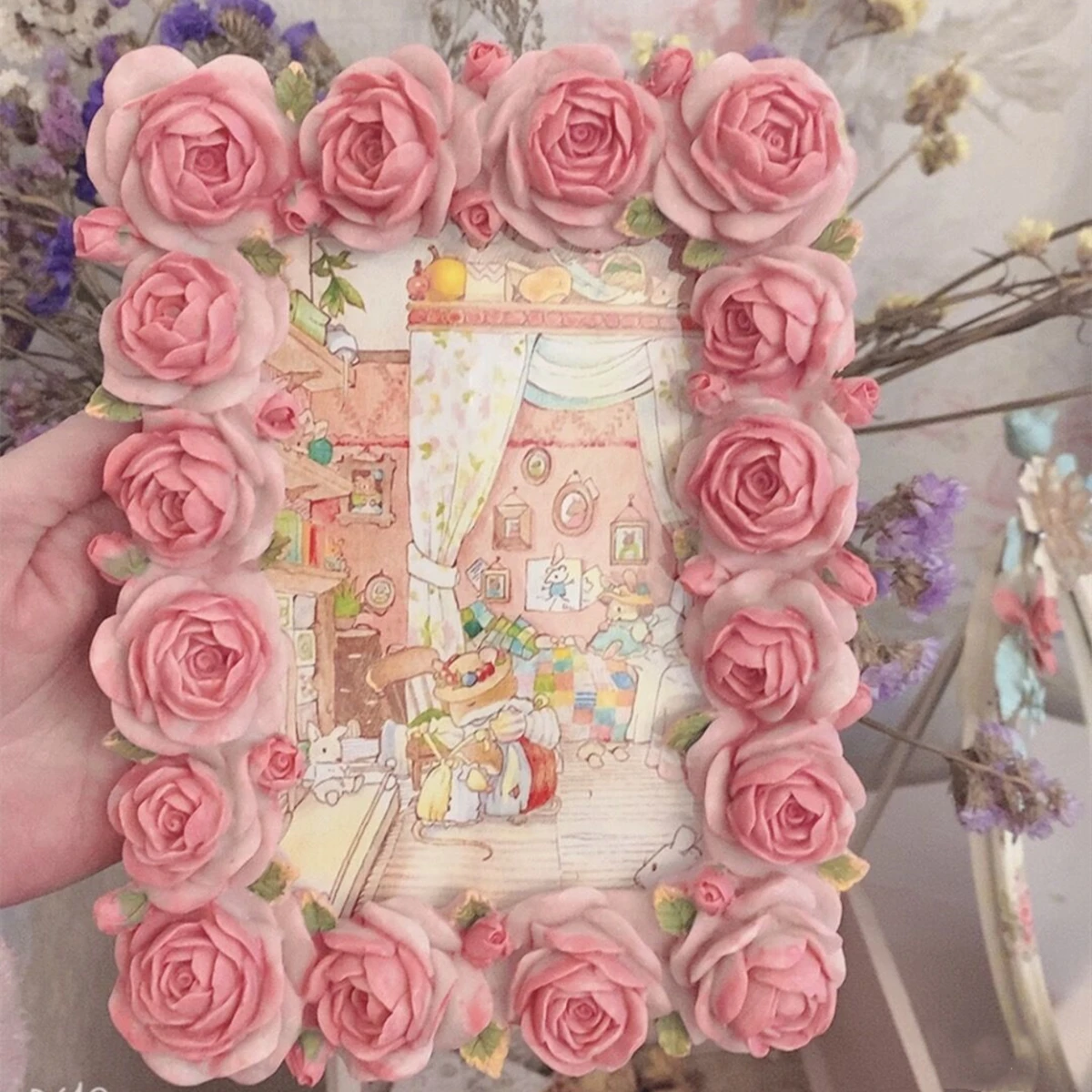 زخارف حافة إطار دانتيل مستطيلة - مراجعة Resin Art For Photo Frame وسعره