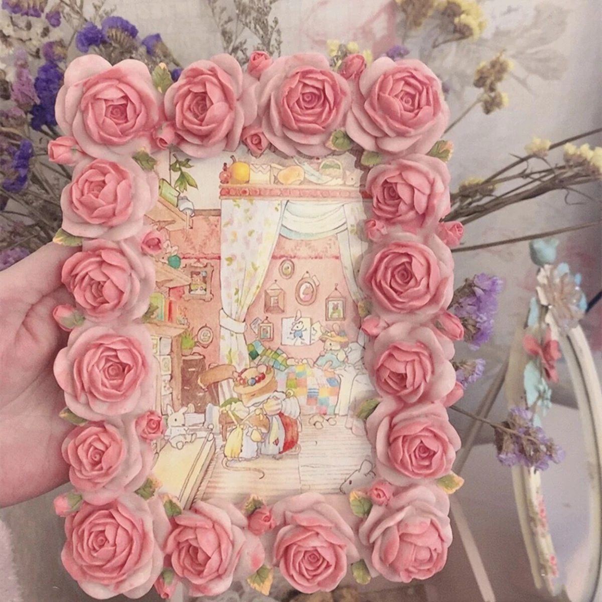 زخارف حافة إطار دانتيل مستطيلة - مراجعة Resin Art For Photo Frame وسعره