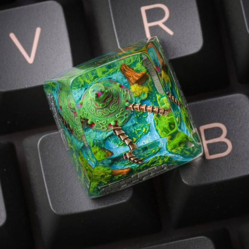غطاء مفتاح لوحة مفاتيح من الرا - مراجعة Resin Art Baby وسعره