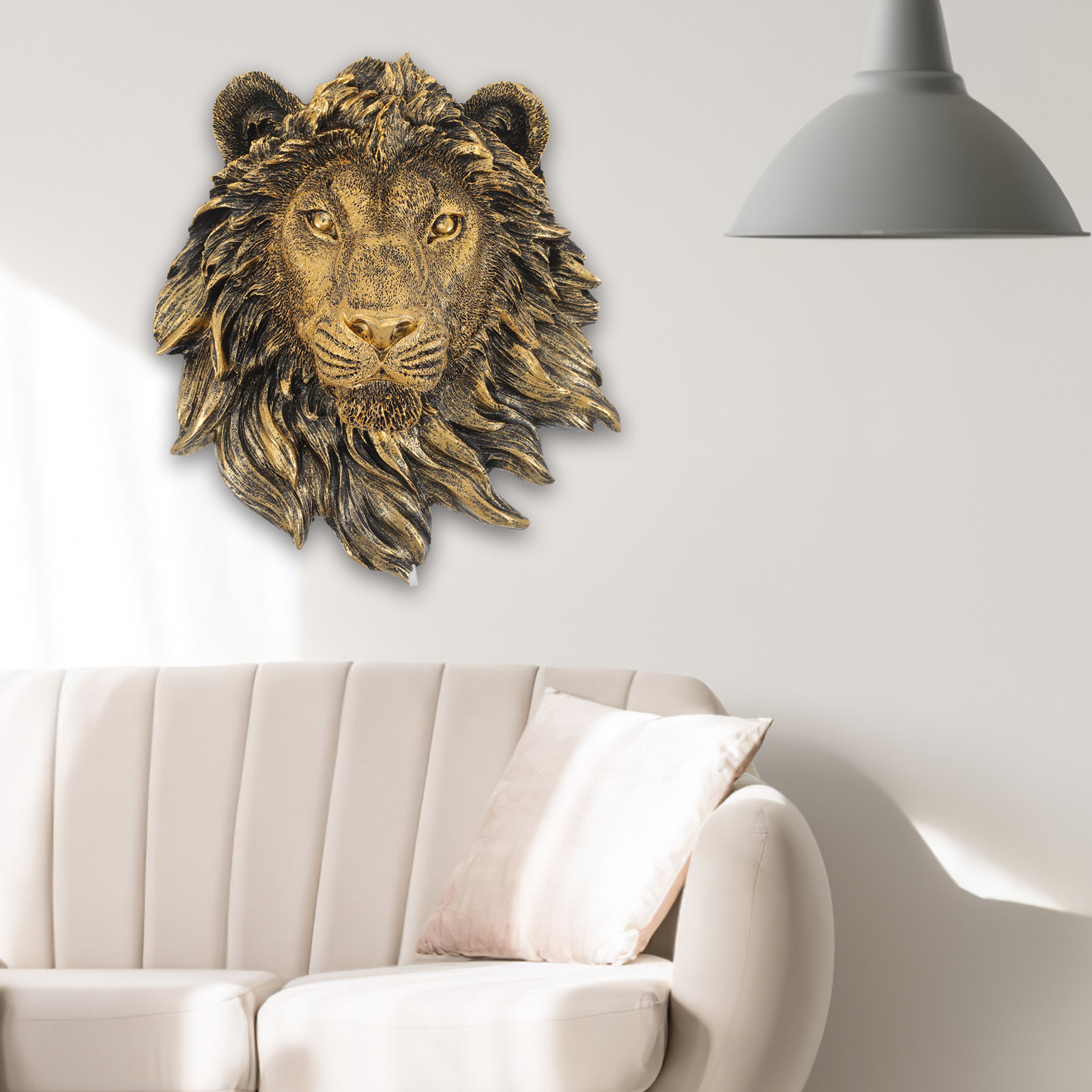 ديكور جداري على شكل أسد مقلد م - مراجعة Resin Art Sticker وسعره