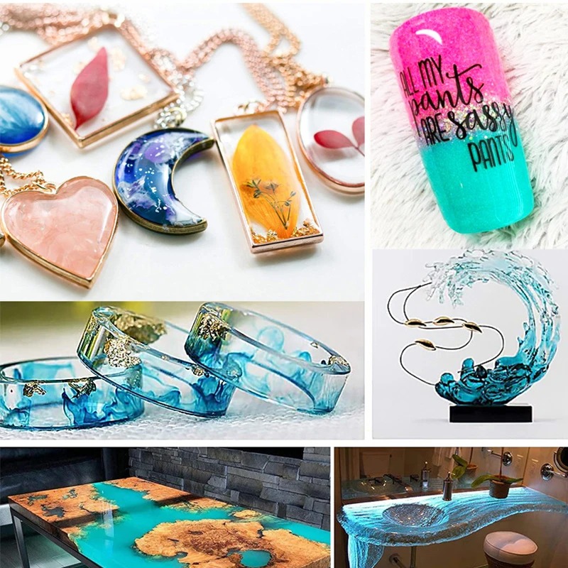 30 ألوان 5 مللي الايبوكسي الرا - مراجعة Resin Art Uv وسعره