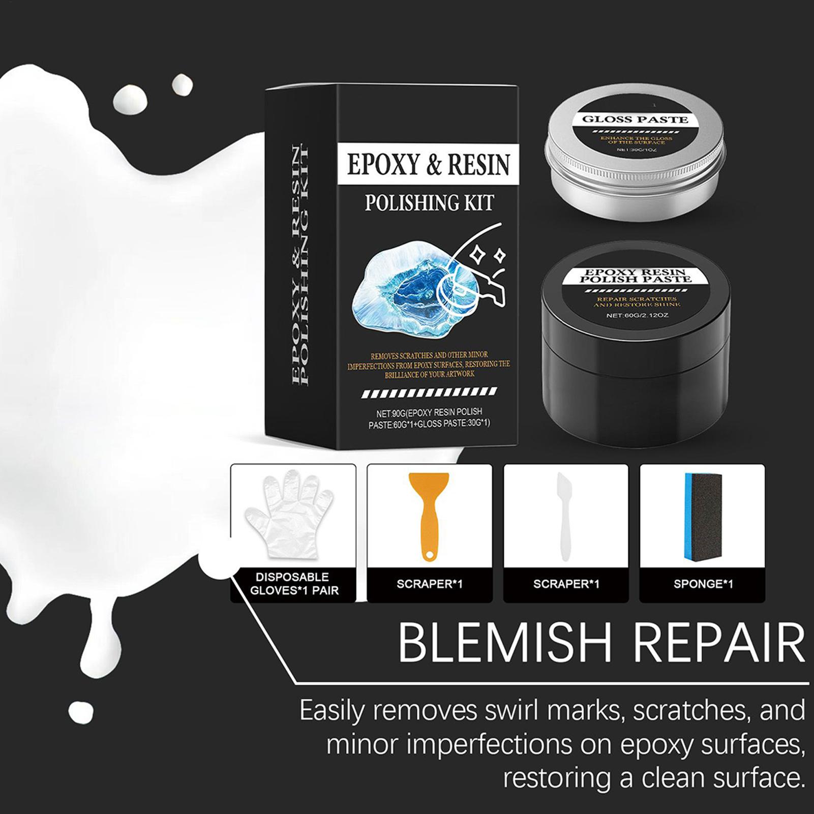 طقم تلميع الراتنج الإيبوكسي -  - مراجعة Resin Art For Beginners وسعره