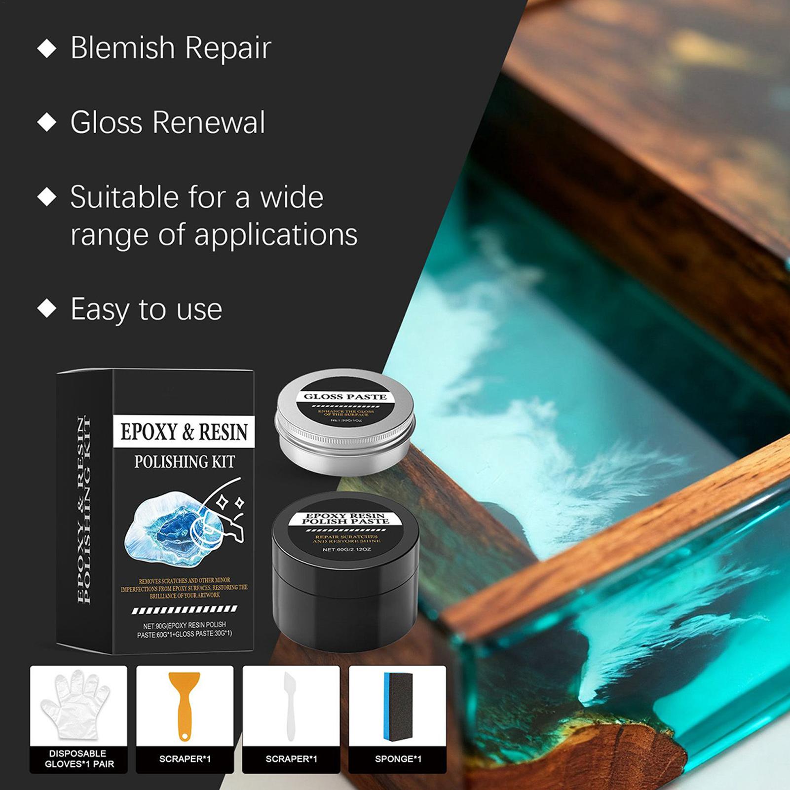 طقم تلميع الراتنج الإيبوكسي -  - مراجعة Resin Art For Beginners وسعره