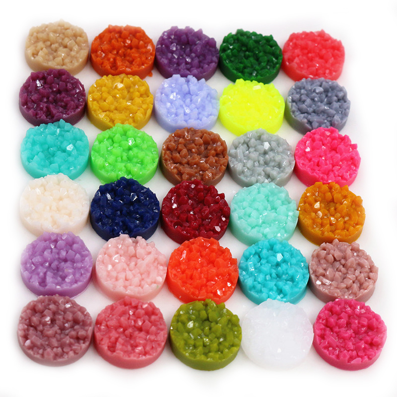 40 قطعة الراتنج Druzy كبوشن قب - مراجعة Resin Art Gift Ideas وسعره