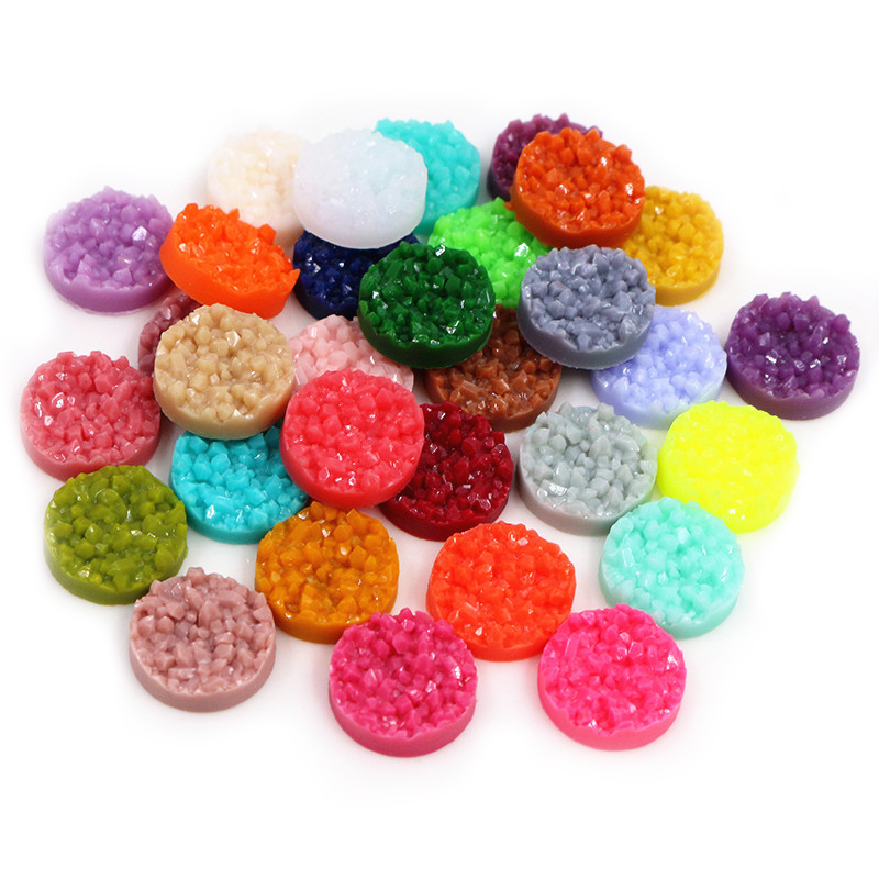 40 قطعة الراتنج Druzy كبوشن قب - مراجعة Resin Art Gift Ideas وسعره