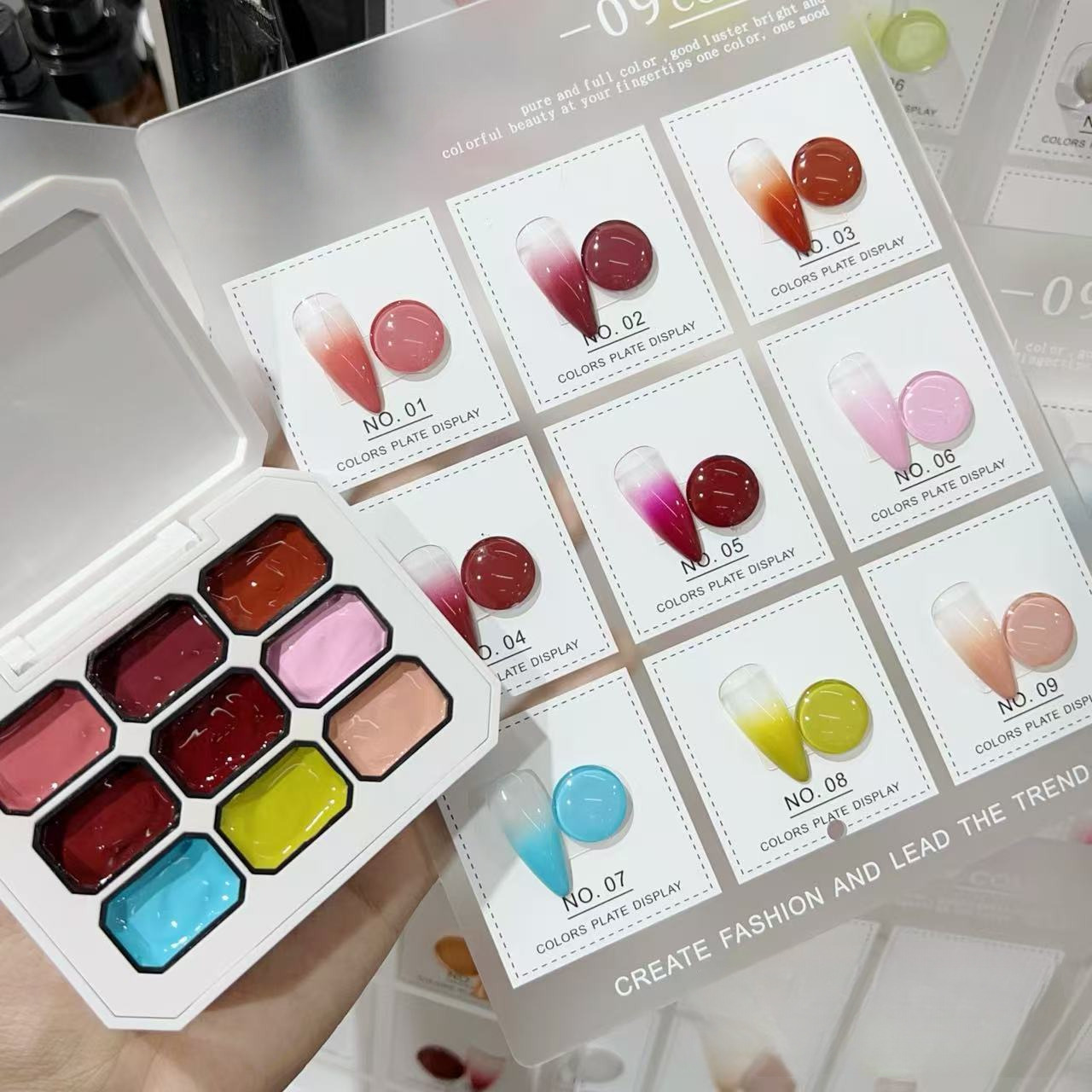 طلاء أظافر جل UV صلب بـ 9 ألوا - مراجعة Resin Art Uv وسعره