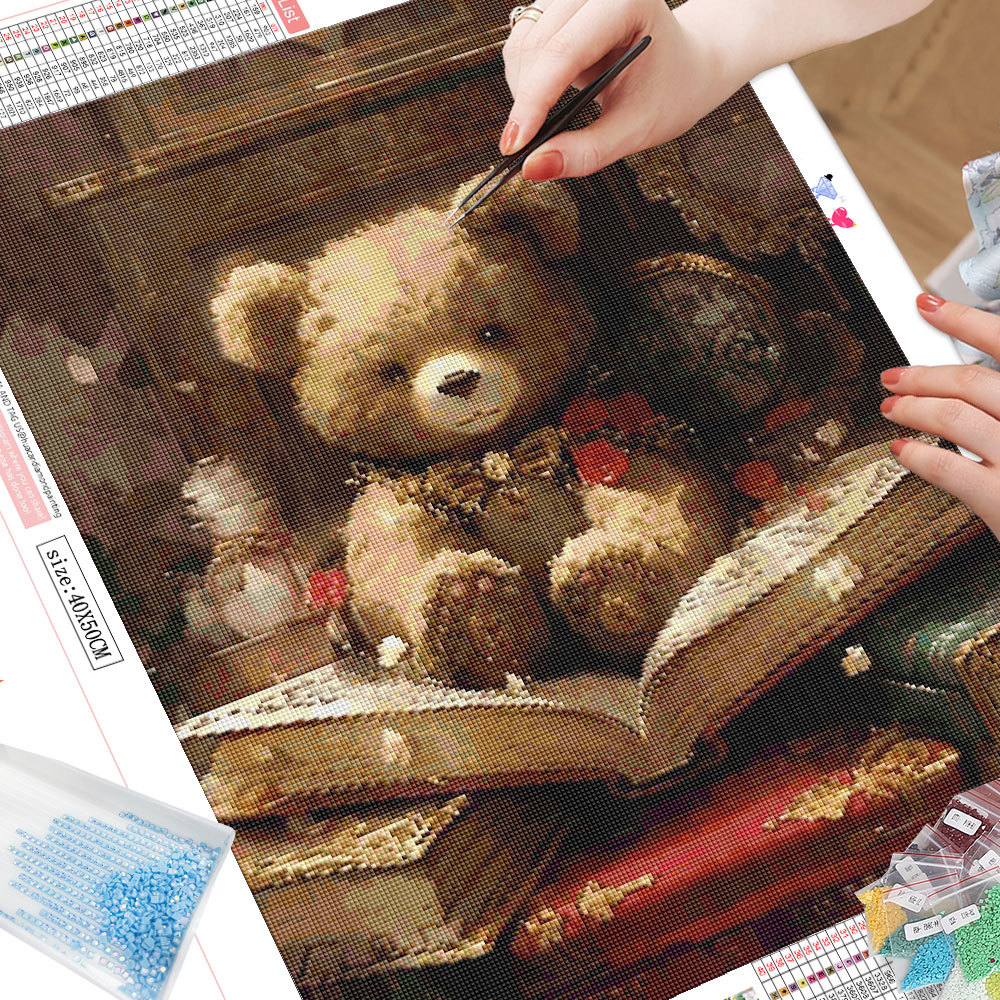 طقم رسم بالألماس بدون إطار، تص - مراجعة Resin Art For Beginners وسعره