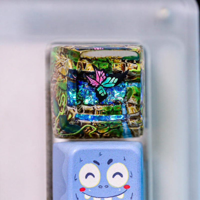 غطاء مفتاح لوحة مفاتيح من الرا - مراجعة Resin Art Baby وسعره