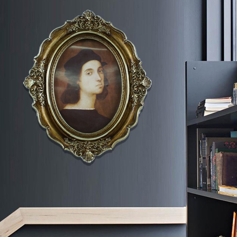 البيضاوي الديكور إطار صور غرفة - مراجعة Resin Art For Photo Frame وسعره