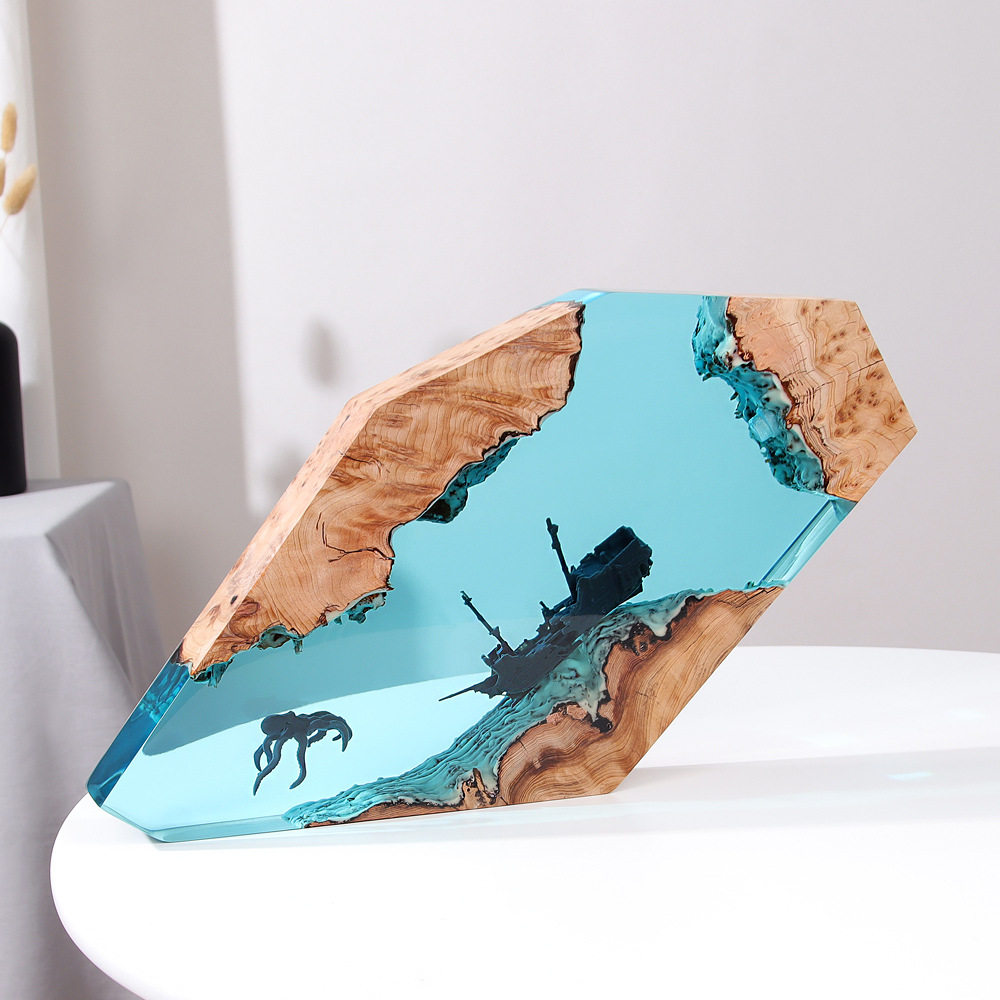 تحفة فنية مكتبية مضيئة مخصصة ب - مراجعة Resin Art Baby وسعره